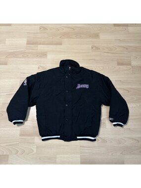 Vintage Los Angeles Lakers Puffer Jacket Reebok Medium Kids Youth 10-12